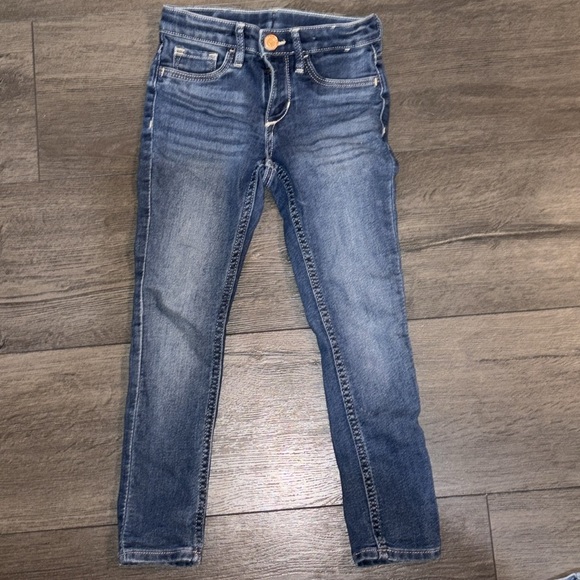 BUNDLE (3) H&M Girls Denim Jeans and Denim Legging Size 4-5 - Picture 5 of 10
